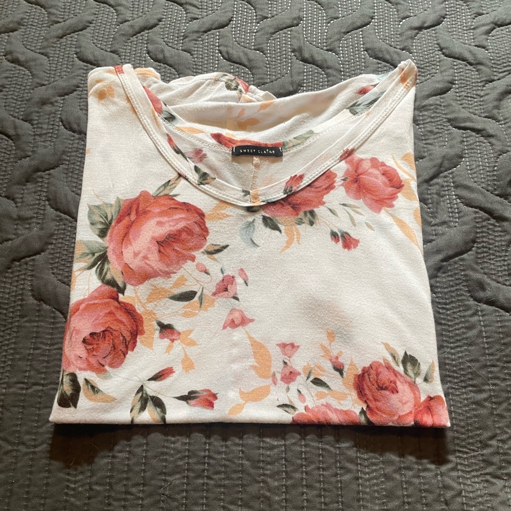 Sweet Claire Floral Blouse